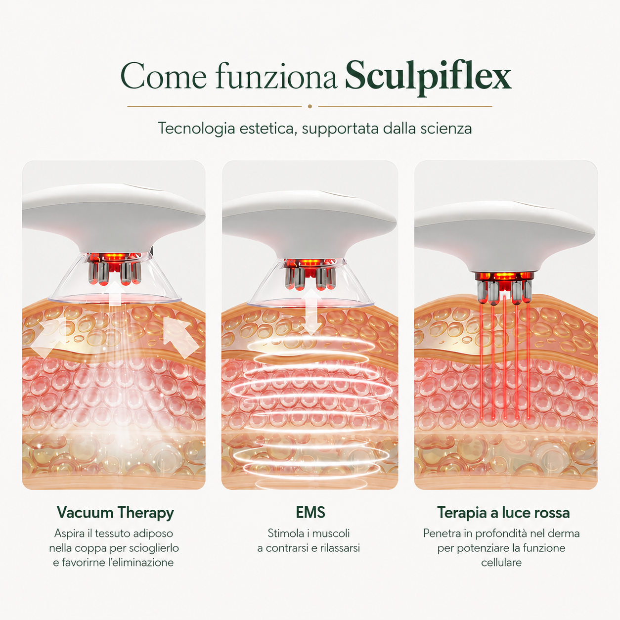 SculpiFlex™ - Dispositivo Rimodellante Corpo 3 in 1
